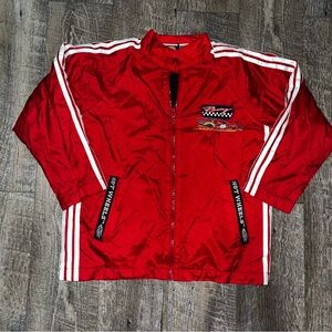 Vintage Hot Wheels Jacket Windbreaker Kids Size 10 Embroidered‎ Rare